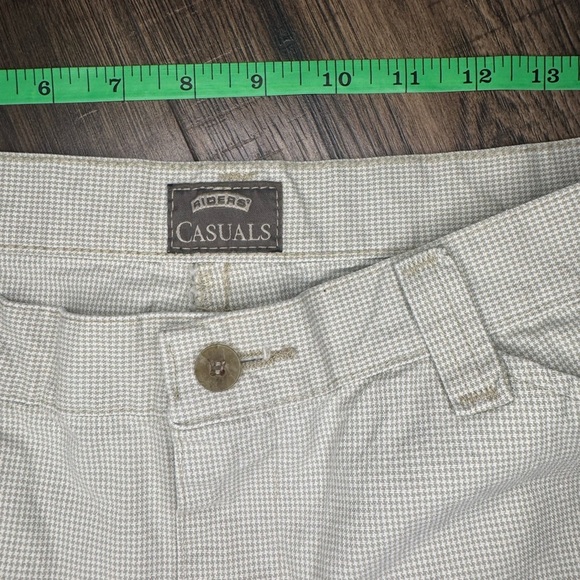 Women’s vintage Riders Casuals pants with green and white checks size 12 - Picture 6 of 8